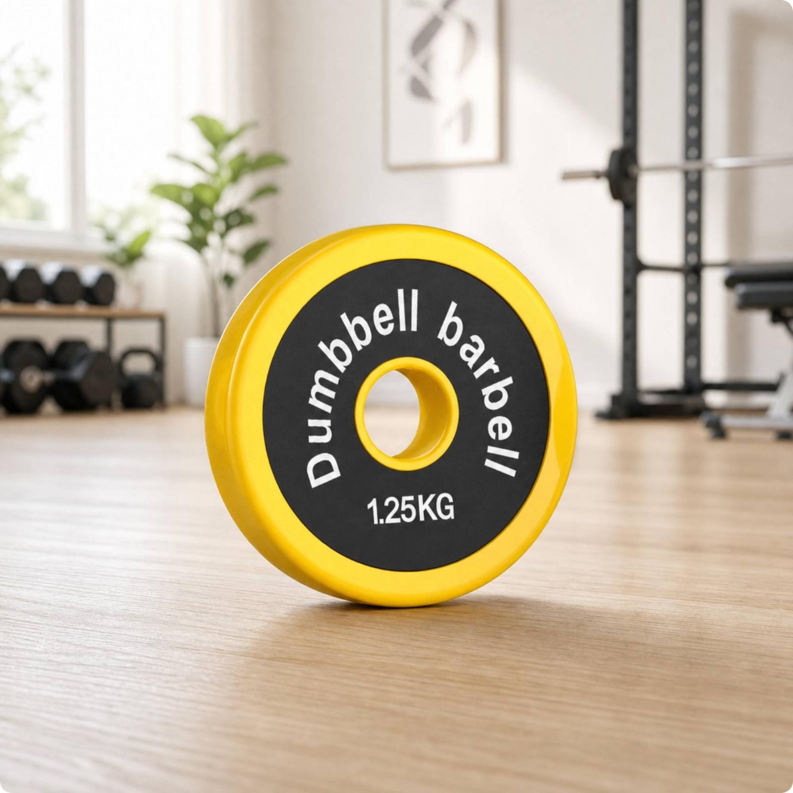 Heavy Equipment Yellow Iron - Rubber Weight Plate for Barbell Cast