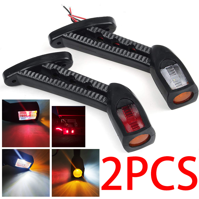 Heavy Equipment Supplies - 2X 12V 24V LED Side Marker