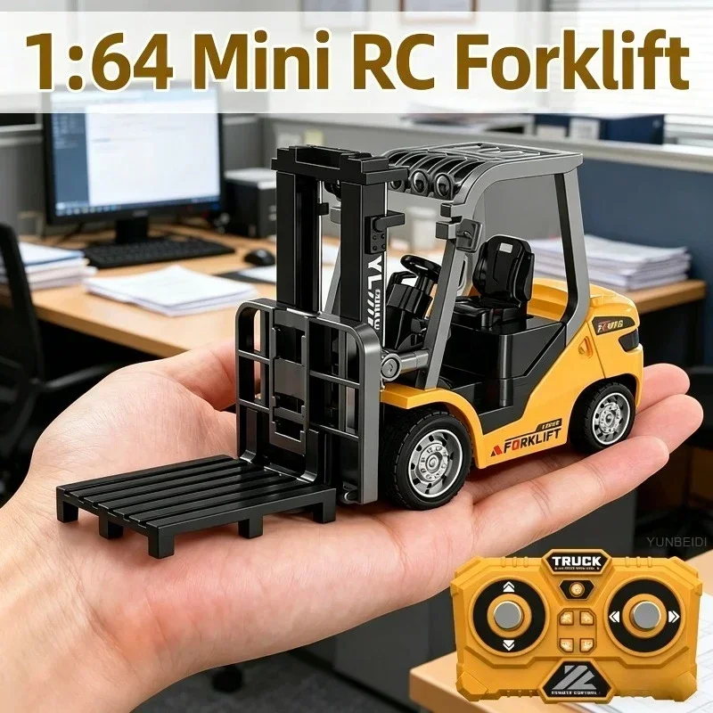 1:64 RC Mini Alloy Car Forklif - огляд і ціна Heavy Equipment Crane