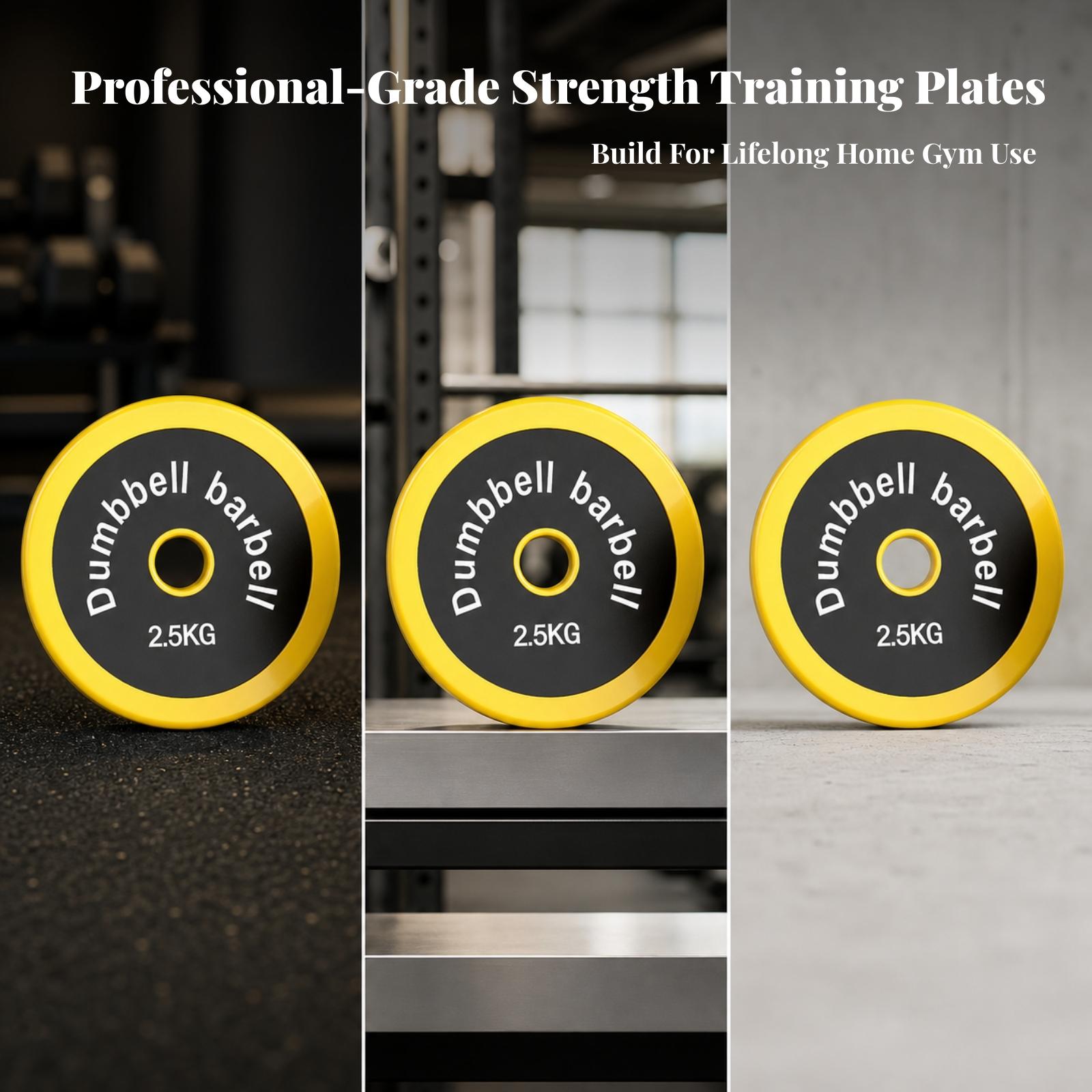 Rubber Weight Plate for Barbel - огляд і ціна Heavy Equipment Yellow Iron