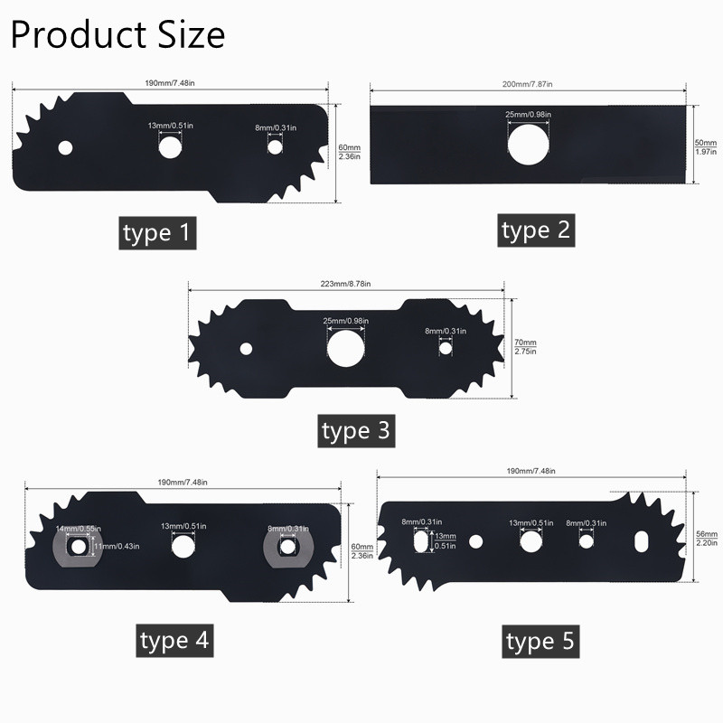 2PCS Edger Blade Electric Grin - огляд і ціна Heavy Equipment Grinder