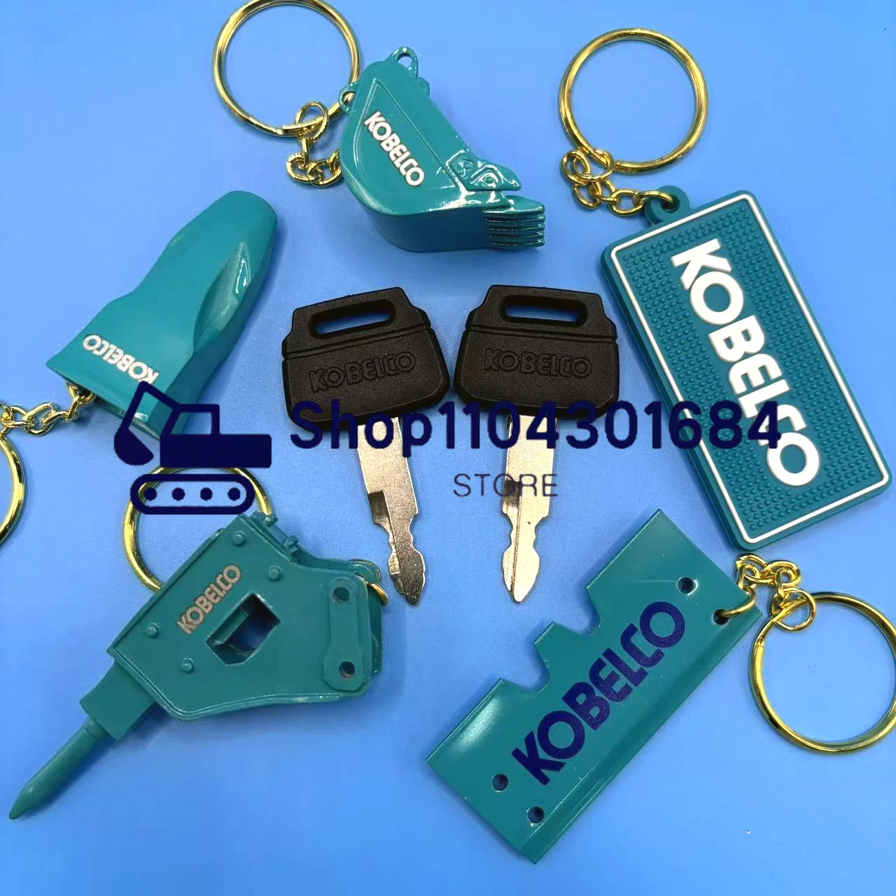 2pcs K250 Key for Kobelco Exca - огляд і ціна Heavy Equipment Keychain