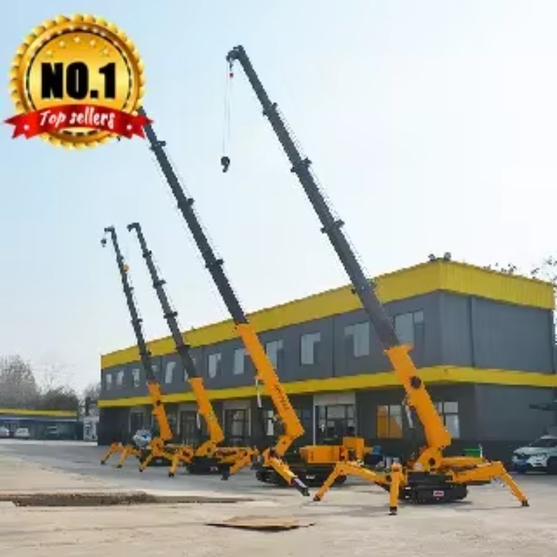8T Hydraulic Spider Crane Heav - огляд і ціна Heavy Equipment Crane